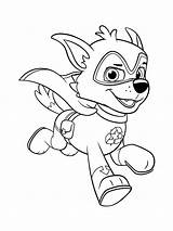 Pups Mighty Paw Coloring4free sketch template