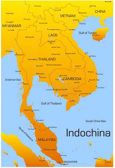 indochina stock vector illustration  blue globe malaysia