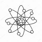Fisica Quimica Atomo Molecule Paracolorear Vectores sketch template