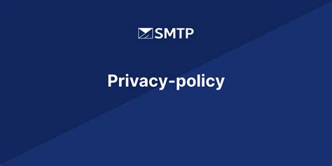privacy policy smtpcom reliable email relay service