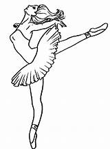 Coloring Pages Ballet Dance Competition Performance Awesome sketch template