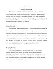 chapter  methodology sample thesis thesis title ideas  college