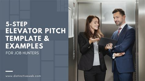 elevator pitch template  job seekers