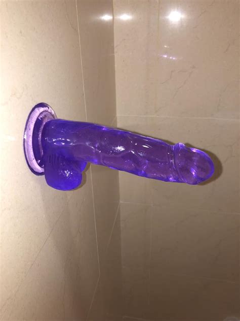 6 different colors dildos fun shower suction cup huge