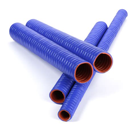 id silicone convoluted flex hose  ply polyester reinforced