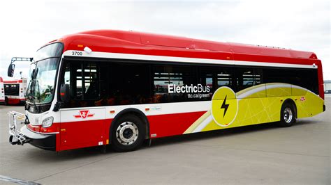 ttc unveils   electric bus