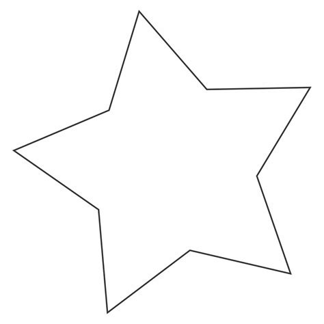 stars template printable