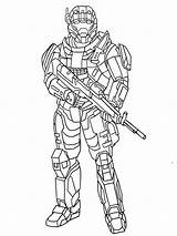 Halo Coloring Pages Print sketch template