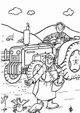 Coloring4free Tractor sketch template