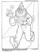 Pages Clown Bozo Coloring Template sketch template