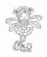 Marina Fedotova Coloring Stamps Pages Digital Fairies sketch template