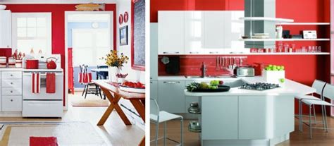 red  white kitchen home decor  properties