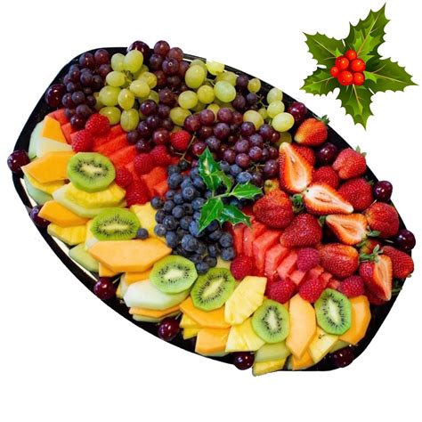 christmas fruit platter  fresh daily  house