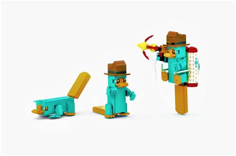 lego ideas phineas and ferb perry the platypus agent p