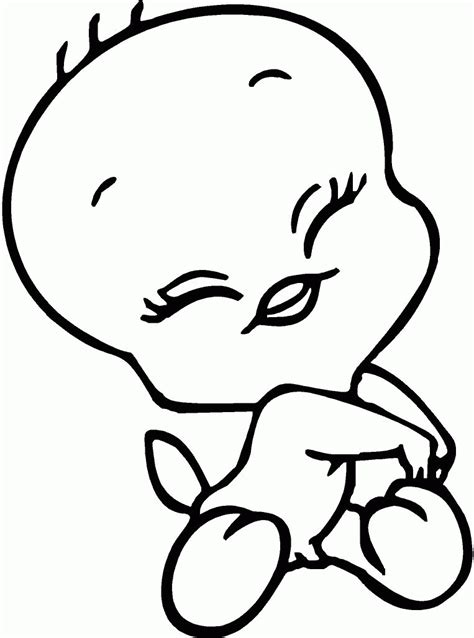 printable tweety bird coloring pages coloring home