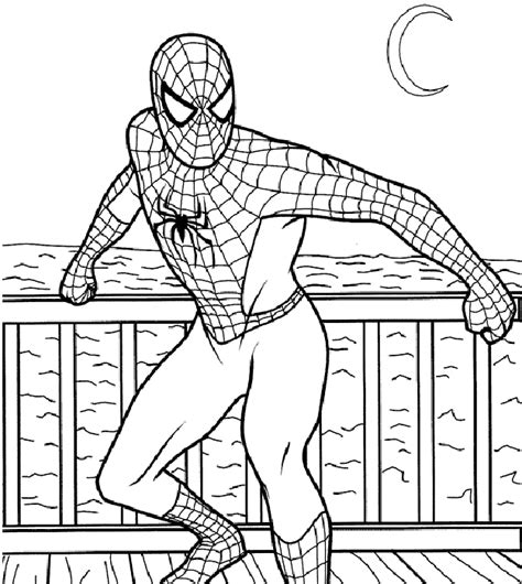 headlines magazine spiderman coloring pictures pages design