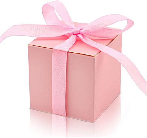 favor boxes pink favor boxes box size     etsy
