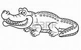 Crocodile Alligator Cocodrilo Nile Getcolorings sketch template