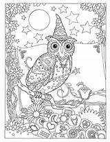 Ausmalbilder Erwachsene Eulen Eule Buhos Owls Schwierig Malvorlage Colouring Sarnat Marjorie Dominique Stephens Malvorlagen Marjoriesarnat sketch template