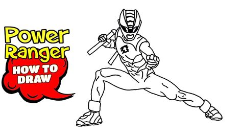 draw  power ranger step  step power rangers drawing video   drawing