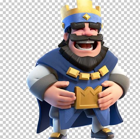 clash royale clash  clans king blue video game png