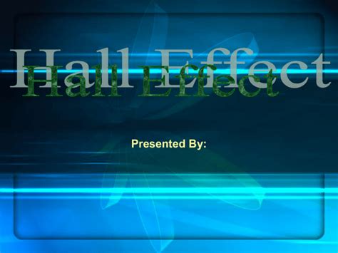hall effect