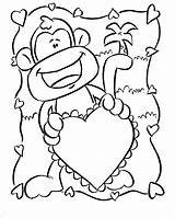 Coloring Monkey Pages Cute Baby Monkeys Chimp Minecraft Spider Colouring Color Printable Coloringbay Getdrawings Getcolorings sketch template