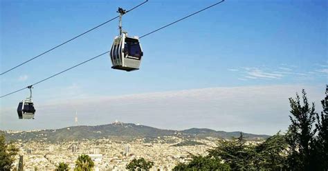 barcelona walking   montjuic castle cable car getyourguide