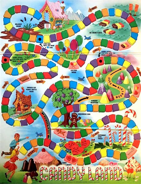 candy land  vintage board game   millions  kids dream