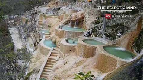 Mexico Hot Springs On The Side Of A Cliff Youtube