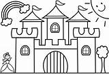 Castillo Pintar Castle sketch template