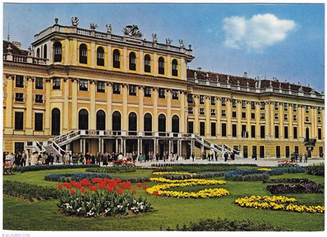 vienna schoenbrunn palace  vienna austria postcard