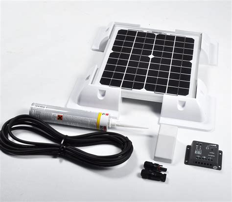 solar battery charger vehicle kit deluxe