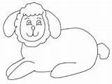 Coloring Pages Animals Spring Easter Lamb Sheep Ariel Lambs Xcolorings Comments sketch template