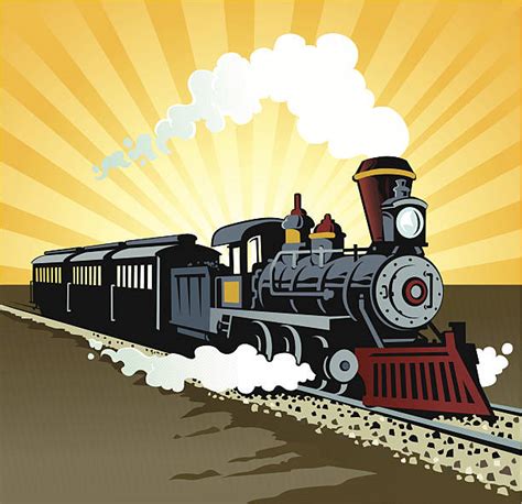 royalty free steam locomotive clip art vector images and illustrations istock