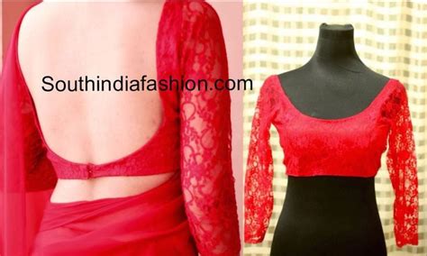 red lace blouse saree jacket designs red lace blouse