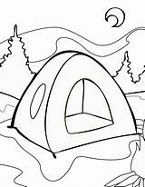 Camping Tent Coloring Pages Colouring Kids Sheet Campfire Drawing Print Printable Tents Clipart Draw Family Color Coloringpagesfortoddlers Getdrawings Printables Glass sketch template
