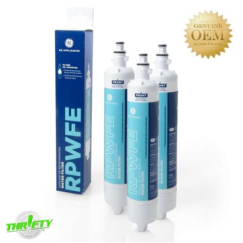 Rpwf Rpwfe 3 Pack Ge Refrigerator Water Filter Thrifty Appliance Parts
