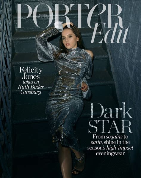felicity jones porter edit cover photoshoot fashion gone rogue