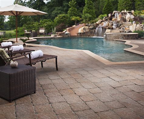 pool deck materials guide top pool decking options install  direct