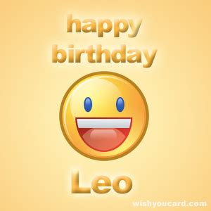 happy birthday leo   cards