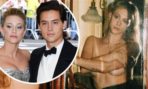 cole sprouse shares topless picture of girlfriend and little muse lili reinhart to instagram