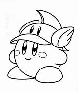 Kirby Coloring Pages Printable Print Color Colouring Character Stuff Games Recommended Fireman Getdrawings ポケモン Headdress sketch template