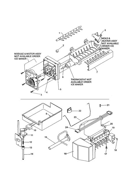 kenmore model  bottom mount refrigerator repair replacement parts