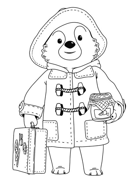 paddington bear coloring pages  printable coloring pages  kids