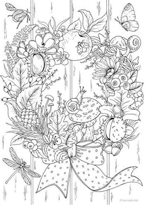printable autumn coloring pages  adults thiva hellas