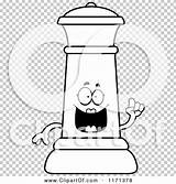 Chess Mascot Queen Idea Smart Outlined Coloring Clipart Cartoon Vector Cory Thoman sketch template