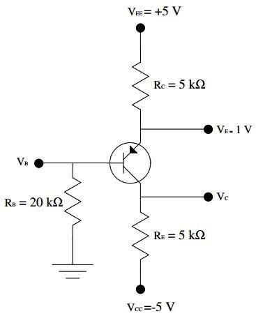 por favor veja  diagrama  circuito abaixo  supondo  vbe