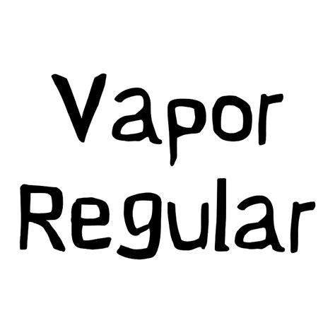 vapor regular font  fonts  creazilla creazilla
