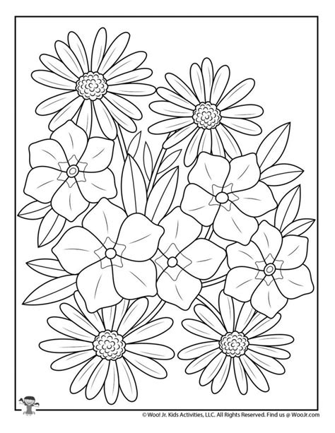 spring adult coloring pages woo jr kids activities childrens